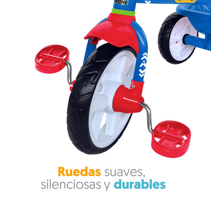 Triciclo Apache Con Cajuela Azul