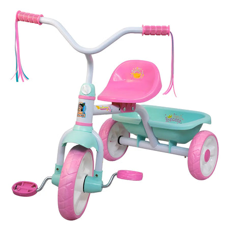 Triciclo Apache Trixie Con Cajuela Blanco/Rosa