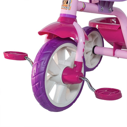 Triciclo Apache Trixie Lila Con Cajuela Rosa
