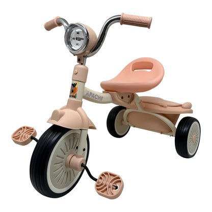 Apache Triciclo Plegable con luz y Sonido color rosa