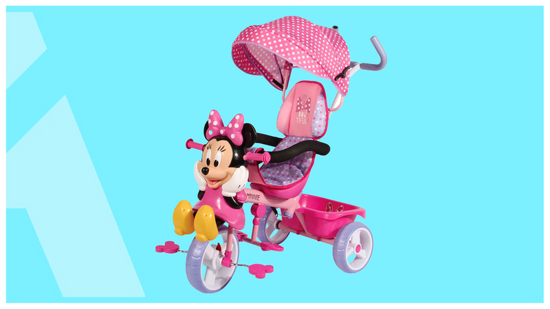 Triciclo Carriola 3 en 1 con Figura 3D