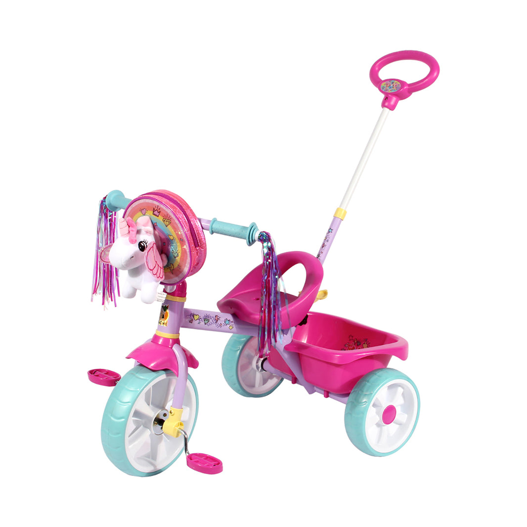 Triciclo Apache Unicornio Con Bolsita Y Peluche